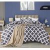 imageUtopia Bedding Queen Comforter Set Grey Printed Comforters Queen Size 3 Piece Lightweight All Season Down Alternative Bedding Set with 1 Comforter 88 x 88 in and 2 Pillow Shams 20 x 26 inQuatrefoil Gray