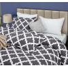 imageUtopia Bedding Queen Comforter Set Grey Printed Comforters Queen Size 3 Piece Lightweight All Season Down Alternative Bedding Set with 1 Comforter 88 x 88 in and 2 Pillow Shams 20 x 26 inQuatrefoil Gray