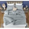 imageUtopia Bedding Queen Comforter Set Grey Printed Comforters Queen Size 3 Piece Lightweight All Season Down Alternative Bedding Set with 1 Comforter 88 x 88 in and 2 Pillow Shams 20 x 26 inArrow White