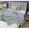imageUtopia Bedding Queen Comforter Set Grey Printed Comforters Queen Size 3 Piece Lightweight All Season Down Alternative Bedding Set with 1 Comforter 88 x 88 in and 2 Pillow Shams 20 x 26 inArrow White