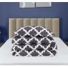 imageUtopia Bedding Queen Comforter Set Grey Printed Comforters Queen Size 3 Piece Lightweight All Season Down Alternative Bedding Set with 1 Comforter 88 x 88 in and 2 Pillow Shams 20 x 26 inQuatrefoil Gray