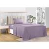 imageUtopia Bedding Queen Sheet Set Soft Microfiber 4 Piece Hotel Luxury Bed Sheets for Women Men Kids ampamp Teens with Side Storage Deep Pocket Fitted Sheet  Pillow Cases  Flat Sheet BrownLavender