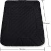 imageUtopia Bedding Quilted Fitted Mattress Pad Queen Size Elastic Fitted Mattress Topper Protector and Cover Stretches up to 16 Inches Deep Machine Washable BurgundyBlack