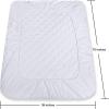 imageUtopia Bedding Quilted Fitted Mattress Pad Queen Size Elastic Fitted Mattress Topper Protector and Cover Stretches up to 16 Inches Deep Machine Washable BurgundyWhite