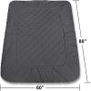 imageUtopia Bedding Quilted Fitted Mattress Pad Queen Size Elastic Fitted Mattress Topper Protector and Cover Stretches up to 16 Inches Deep Machine Washable BurgundyGrey