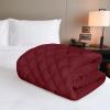 imageUtopia Bedding Quilted Fitted Mattress Pad Queen Size Elastic Fitted Mattress Topper Protector and Cover Stretches up to 16 Inches Deep Machine Washable BurgundyBurgundy