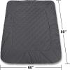 imageUtopia Bedding Quilted Fitted Mattress Pad Queen Size Elastic Fitted Mattress Topper Protector and Cover Stretches up to 16 Inches Deep Machine Washable BurgundyGrey