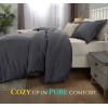 imageUtopia Bedding Twin Comforter Set White Comforters Twin Size 2 Pieces Bedding Comforters Sets Down Alternative Soft Bed Set 1 Comforter 64 x 88 inches 1 Pillow Sham 20 x 26 inchesGrey