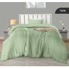 imageUtopia Bedding Twin Comforter Set White Comforters Twin Size 2 Pieces Bedding Comforters Sets Down Alternative Soft Bed Set 1 Comforter 64 x 88 inches 1 Pillow Sham 20 x 26 inchesSage Green