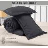 imageUtopia Bedding Twin Comforter Set White Comforters Twin Size 2 Pieces Bedding Comforters Sets Down Alternative Soft Bed Set 1 Comforter 64 x 88 inches 1 Pillow Sham 20 x 26 inchesGrey