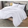 imageUtopia Bedding Twin Comforter Set White Comforters Twin Size 2 Pieces Bedding Comforters Sets Down Alternative Soft Bed Set 1 Comforter 64 x 88 inches 1 Pillow Sham 20 x 26 inchesWhite