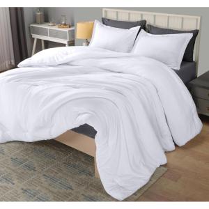 imageUtopia Bedding Twin Comforter Set White Comforters Twin Size 2 Pieces Bedding Comforters Sets Down Alternative Soft Bed Set 1 Comforter 64 x 88 inches 1 Pillow Sham 20 x 26 inchesWhite