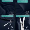 imageUtopia Bedding Duvet Cover Set with Pillowcases  3 Pieces Bedding Duvet Cover with Zipper Closure  1 Duvet Cover with 2 Pillowcases  Soft Brushed Microfiber Queen WhiteNavy