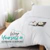 imageUtopia Bedding Duvet Cover Set with Pillowcases  3 Pieces Bedding Duvet Cover with Zipper Closure  1 Duvet Cover with 2 Pillowcases  Soft Brushed Microfiber Queen WhiteWhite