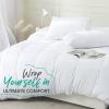 imageUtopia Bedding Duvet Cover Set with Pillowcases  3 Pieces Bedding Duvet Cover with Zipper Closure  1 Duvet Cover with 2 Pillowcases  Soft Brushed Microfiber Queen WhiteWhite