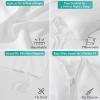 imageUtopia Bedding Duvet Cover Set with Pillowcases  3 Pieces Bedding Duvet Cover with Zipper Closure  1 Duvet Cover with 2 Pillowcases  Soft Brushed Microfiber Queen WhiteWhite