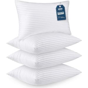 imageUtopia Bedding Pillows Queen Size Set of 4 WhiteHotel Pillows Cooling Pillow for Side Back or Stomach SleepersQueen Pack of 4