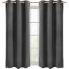 imageUtopia Bedding Blackout Curtains for Bedroom Grommet Window Curtains 84 Inch Length 2 Panels Thermal Insulated Drapes for Living Room Navy 52W x 84L InchesGrey