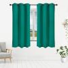 imageUtopia Bedding Blackout Curtains for Bedroom Grommet Window Curtains 84 Inch Length 2 Panels Thermal Insulated Drapes for Living Room Navy 52W x 84L InchesTeal