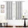 imageUtopia Bedding Blackout Curtains for Bedroom Grommet Window Curtains 84 Inch Length 2 Panels Thermal Insulated Drapes for Living Room Navy 52W x 84L InchesGreyish White
