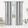 imageUtopia Bedding Blackout Curtains for Bedroom Grommet Window Curtains 84 Inch Length 2 Panels Thermal Insulated Drapes for Living Room Navy 52W x 84L InchesGreyish White