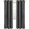imageUtopia Bedding Blackout Curtains for Bedroom Grommet Window Curtains 84 Inch Length 2 Panels Thermal Insulated Drapes for Living Room Navy 52W x 84L InchesGrey