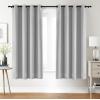 imageUtopia Bedding Blackout Curtains for Bedroom Grommet Window Curtains 84 Inch Length 2 Panels Thermal Insulated Drapes for Living Room Navy 52W x 84L InchesGreyish White