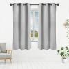 imageUtopia Bedding Blackout Curtains for Bedroom Grommet Window Curtains 84 Inch Length 2 Panels Thermal Insulated Drapes for Living Room Navy 52W x 84L InchesGreyish White