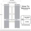 imageUtopia Bedding Blackout Curtains for Bedroom Grommet Window Curtains 84 Inch Length 2 Panels Thermal Insulated Drapes for Living Room Navy 52W x 84L InchesGrey