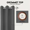 imageUtopia Bedding Blackout Curtains for Bedroom Grommet Window Curtains 84 Inch Length 2 Panels Thermal Insulated Drapes for Living Room Navy 52W x 84L InchesGrey