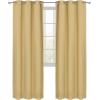 imageUtopia Bedding Blackout Curtains for Bedroom Grommet Window Curtains 84 Inch Length 2 Panels Thermal Insulated Drapes for Living Room Navy 52W x 84L InchesBiscotti Beige