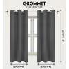 imageUtopia Bedding Blackout Curtains for Bedroom Grommet Window Curtains 84 Inch Length 2 Panels Thermal Insulated Drapes for Living Room Navy 52W x 84L InchesGrey