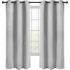 imageUtopia Bedding Blackout Curtains for Bedroom Grommet Window Curtains 84 Inch Length 2 Panels Thermal Insulated Drapes for Living Room Navy 52W x 84L InchesGreyish White