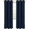 imageUtopia Bedding Blackout Curtains for Bedroom Grommet Window Curtains 84 Inch Length 2 Panels Thermal Insulated Drapes for Living Room Navy 52W x 84L InchesNavy