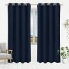 imageUtopia Bedding Blackout Curtains for Bedroom Grommet Window Curtains 84 Inch Length 2 Panels Thermal Insulated Drapes for Living Room Navy 52W x 84L InchesNavy