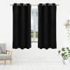 imageUtopia Bedding Blackout Curtains for Bedroom Grommet Window Curtains 84 Inch Length 2 Panels Thermal Insulated Drapes for Living Room Navy 52W x 84L InchesBlack