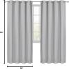 imageUtopia Bedding Blackout Curtains for Bedroom Grommet Window Curtains 84 Inch Length 2 Panels Thermal Insulated Drapes for Living Room Navy 52W x 84L InchesGreyish White