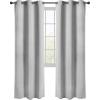 imageUtopia Bedding Blackout Curtains for Bedroom Grommet Window Curtains 84 Inch Length 2 Panels Thermal Insulated Drapes for Living Room Navy 52W x 84L InchesGreyish White