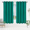 imageUtopia Bedding Blackout Curtains for Bedroom Grommet Window Curtains 84 Inch Length 2 Panels Thermal Insulated Drapes for Living Room Navy 52W x 84L InchesTeal