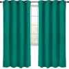 imageUtopia Bedding Blackout Curtains for Bedroom Grommet Window Curtains 84 Inch Length 2 Panels Thermal Insulated Drapes for Living Room Navy 52W x 84L InchesTeal