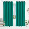imageUtopia Bedding Blackout Curtains for Bedroom Grommet Window Curtains 84 Inch Length 2 Panels Thermal Insulated Drapes for Living Room Navy 52W x 84L InchesTeal