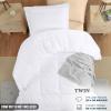 imageUtopia Bedding Duvet Cover King Size  1 Duvet Cover with 2 Pillow Shams  3 Pieces Comforter Cover with Zipper Closure  Ultra Soft Brushed Microfiber 104 X 90 Inches King Quatrefoil NavyWhite