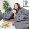 imageUtopia Bedding Duvet Cover King Size  1 Duvet Cover with 2 Pillow Shams  3 Pieces Comforter Cover with Zipper Closure  Ultra Soft Brushed Microfiber 104 X 90 Inches King Quatrefoil NavyGrey