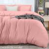 imageUtopia Bedding Duvet Cover King Size  1 Duvet Cover with 2 Pillow Shams  3 Pieces Comforter Cover with Zipper Closure  Ultra Soft Brushed Microfiber 104 X 90 Inches King Quatrefoil NavyPink
