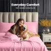 imageUtopia Bedding Deep Pocket Queen Sheet Set  Fits Mattresses Up to 21 inches  4 Piece Bed Sheets Soft Cooling Sheets  Fade ampamp Shrink Resistant  Denim BluePink