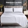 imageUtopia Bedding Deep Pocket Queen Sheet Set  Fits Mattresses Up to 21 inches  4 Piece Bed Sheets Soft Cooling Sheets  Fade ampamp Shrink Resistant  Denim BlueWhite
