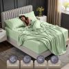 imageUtopia Bedding Deep Pocket Queen Sheet Set  Fits Mattresses Up to 21 inches  4 Piece Bed Sheets Soft Cooling Sheets  Fade ampamp Shrink Resistant  Denim BlueSage