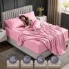 imageUtopia Bedding Deep Pocket Queen Sheet Set  Fits Mattresses Up to 21 inches  4 Piece Bed Sheets Soft Cooling Sheets  Fade ampamp Shrink Resistant  Denim BluePink