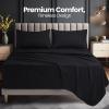 imageUtopia Bedding Deep Pocket Queen Sheet Set  Fits Mattresses Up to 21 inches  4 Piece Bed Sheets Soft Cooling Sheets  Fade ampamp Shrink Resistant  Denim BlueBlack