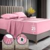 imageUtopia Bedding Deep Pocket Queen Sheet Set  Fits Mattresses Up to 21 inches  4 Piece Bed Sheets Soft Cooling Sheets  Fade ampamp Shrink Resistant  Denim BluePink